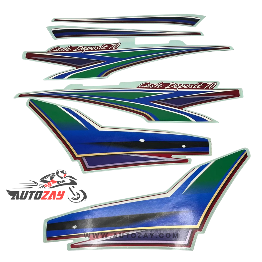 2014 RED CD 70 GENUINE STICKER