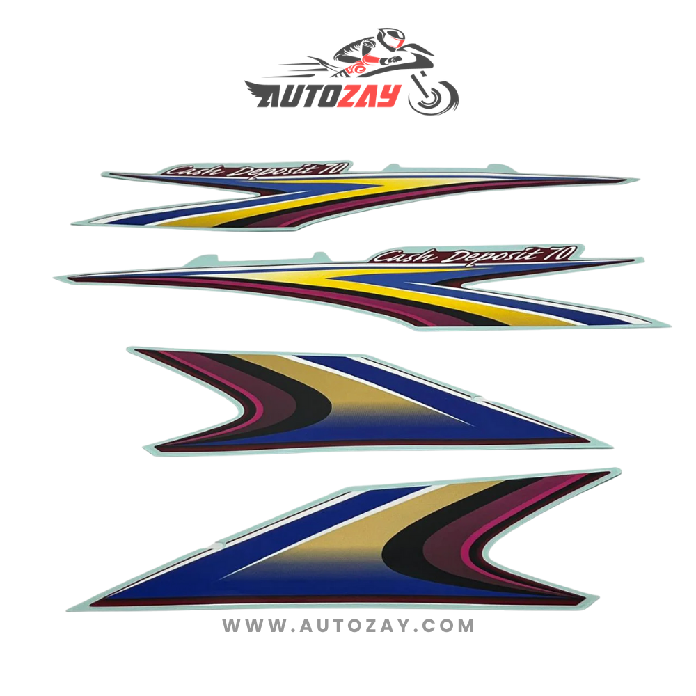 2010 RED CD 70 GENIUNE STICKER